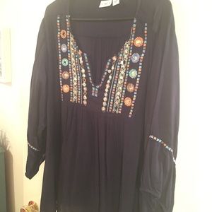 Cato NAVY BLUE tunic top 26-28